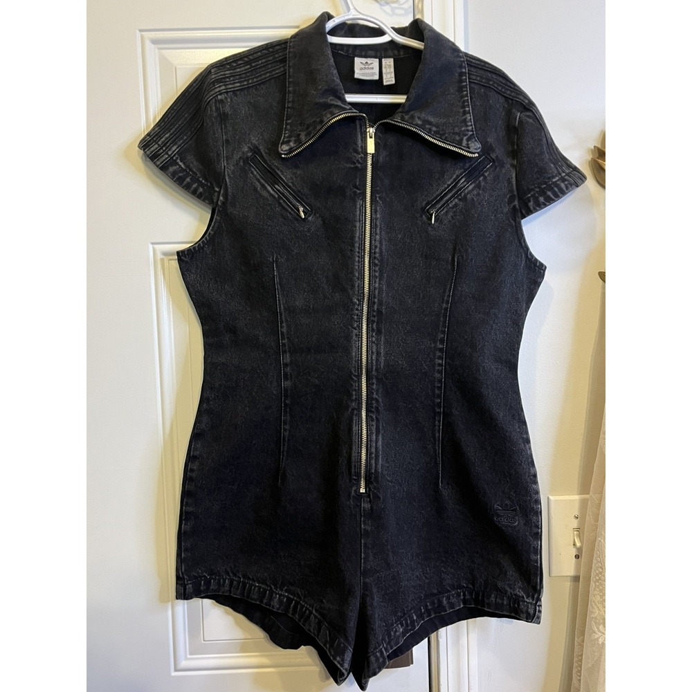 Adidas Originals Montreal Denim Playsuit Vintage Wash Size M